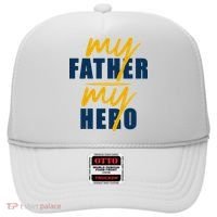 My Father My Hero Cute Dad Gift Hat thumb 0