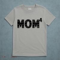 Mom4, Four, Mother's Day, Best Mom, Mother of 4 T-Shirt thumb 5