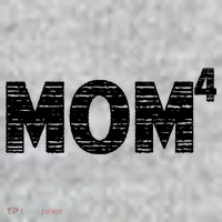 Mom4, Four, Mother's Day, Best Mom, Mother of 4 T-Shirt thumb 7