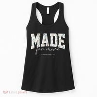 Made For More Cute Christian Jesus Gift Women's Tank Top thumb 0