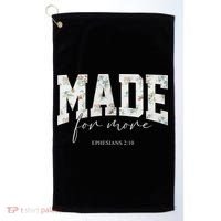 Made For More Cute Christian Jesus Gift Golf Towel thumb 0