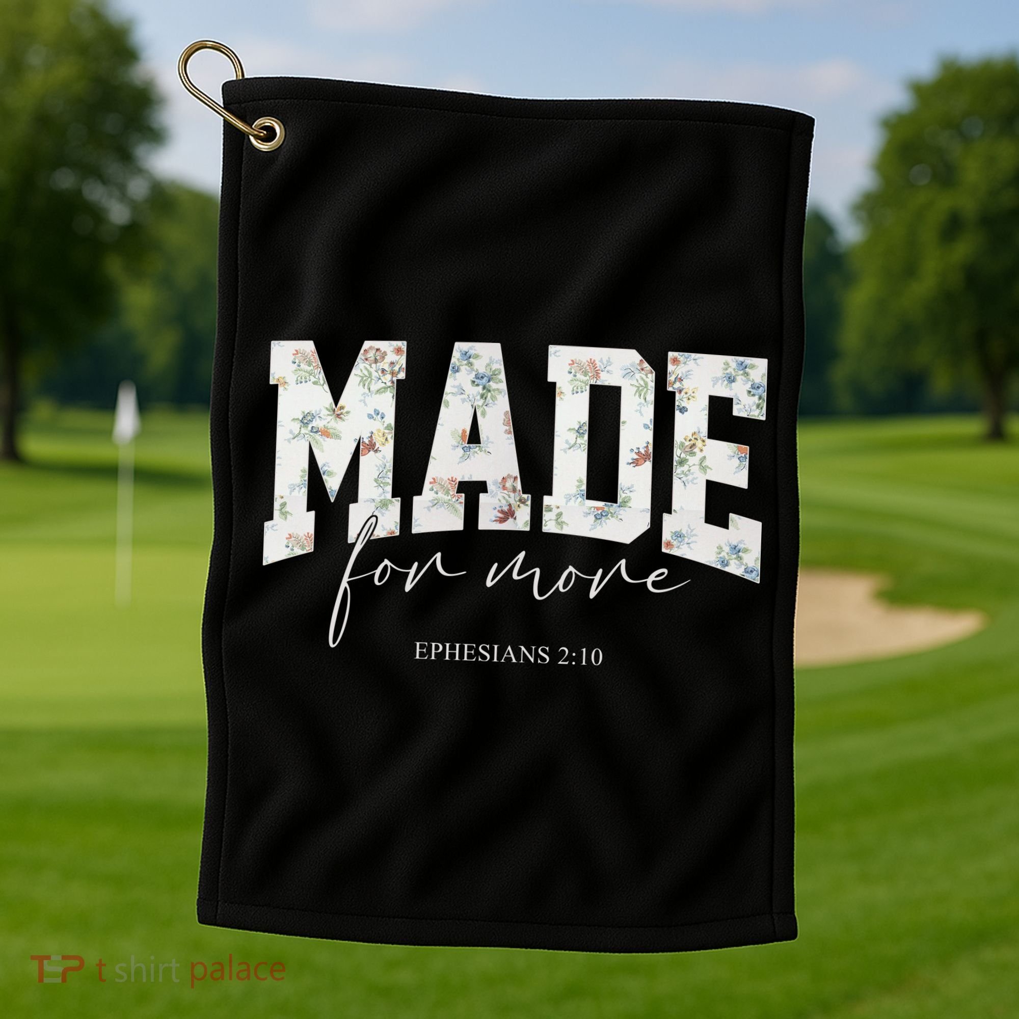 Made For More Cute Christian Jesus Gift Golf Towel