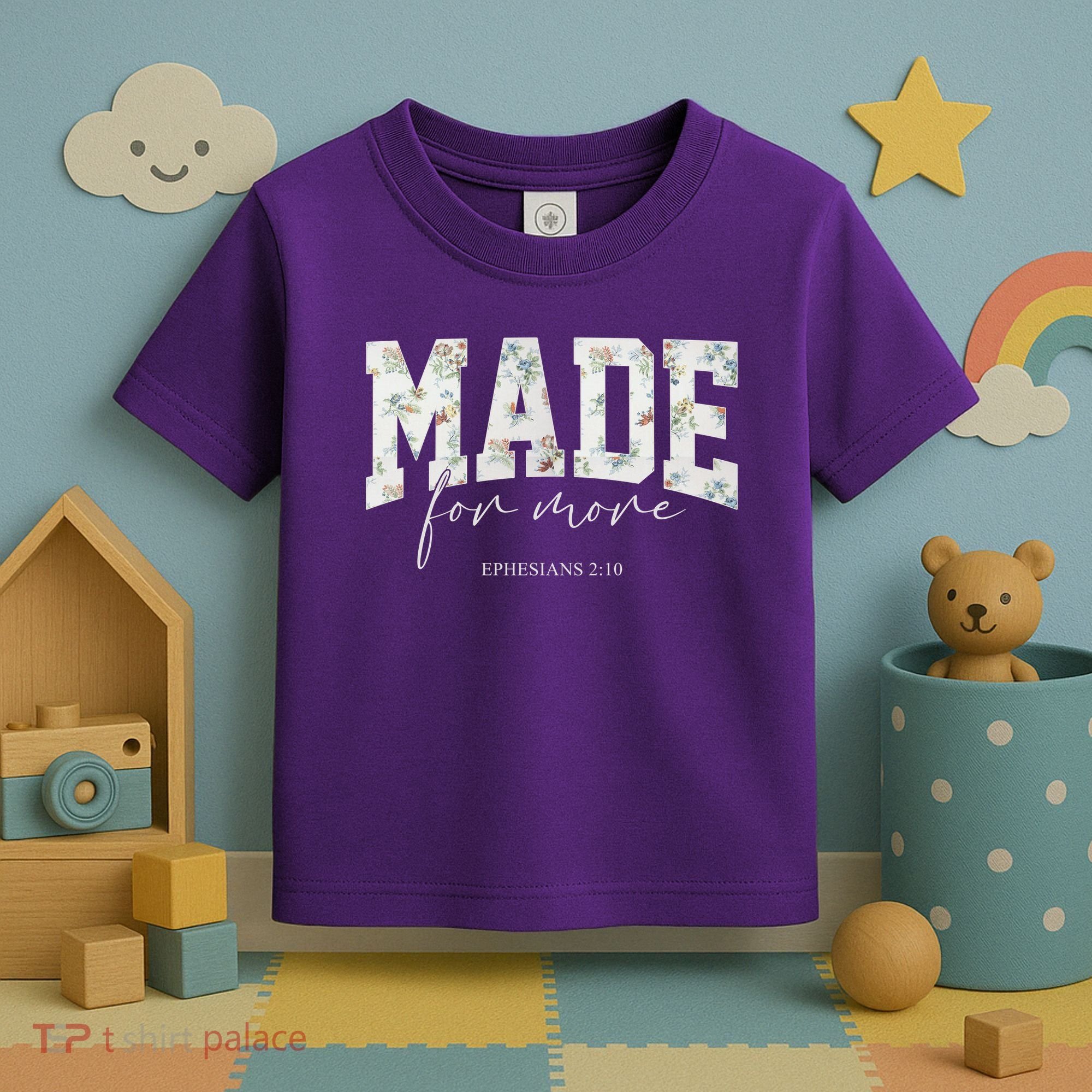 Made For More Cute Christian Jesus Gift Toddler T-Shirt