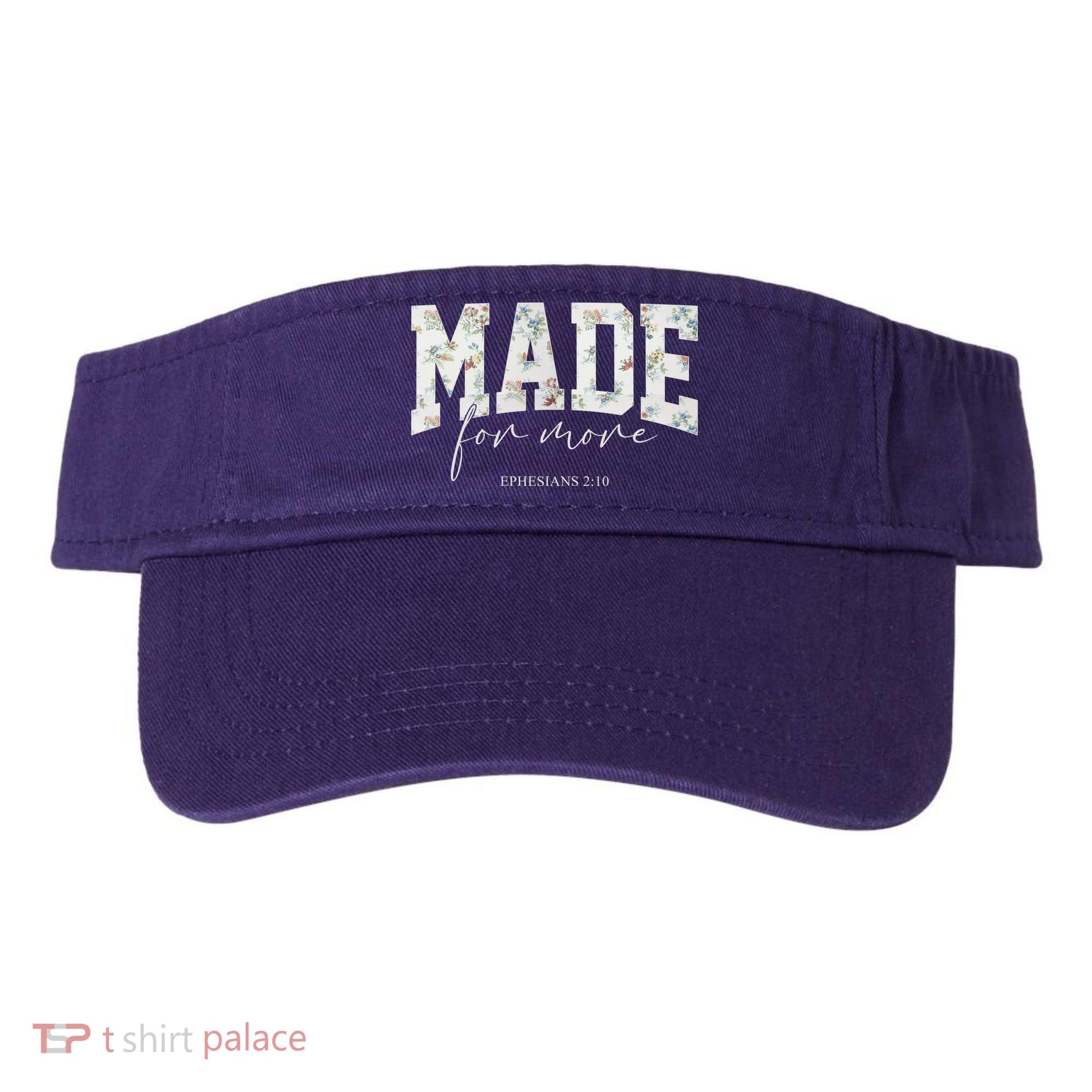 Made For More Cute Christian Jesus Gift Visor