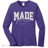Made For More Cute Christian Jesus Gift Women's Long Sleeve Shirt thumb 0