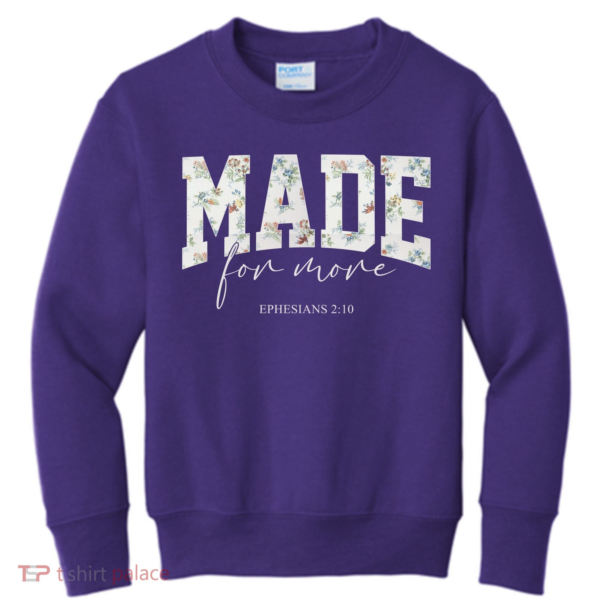 Made For More Cute Christian Jesus Gift Kids Sweatshirt