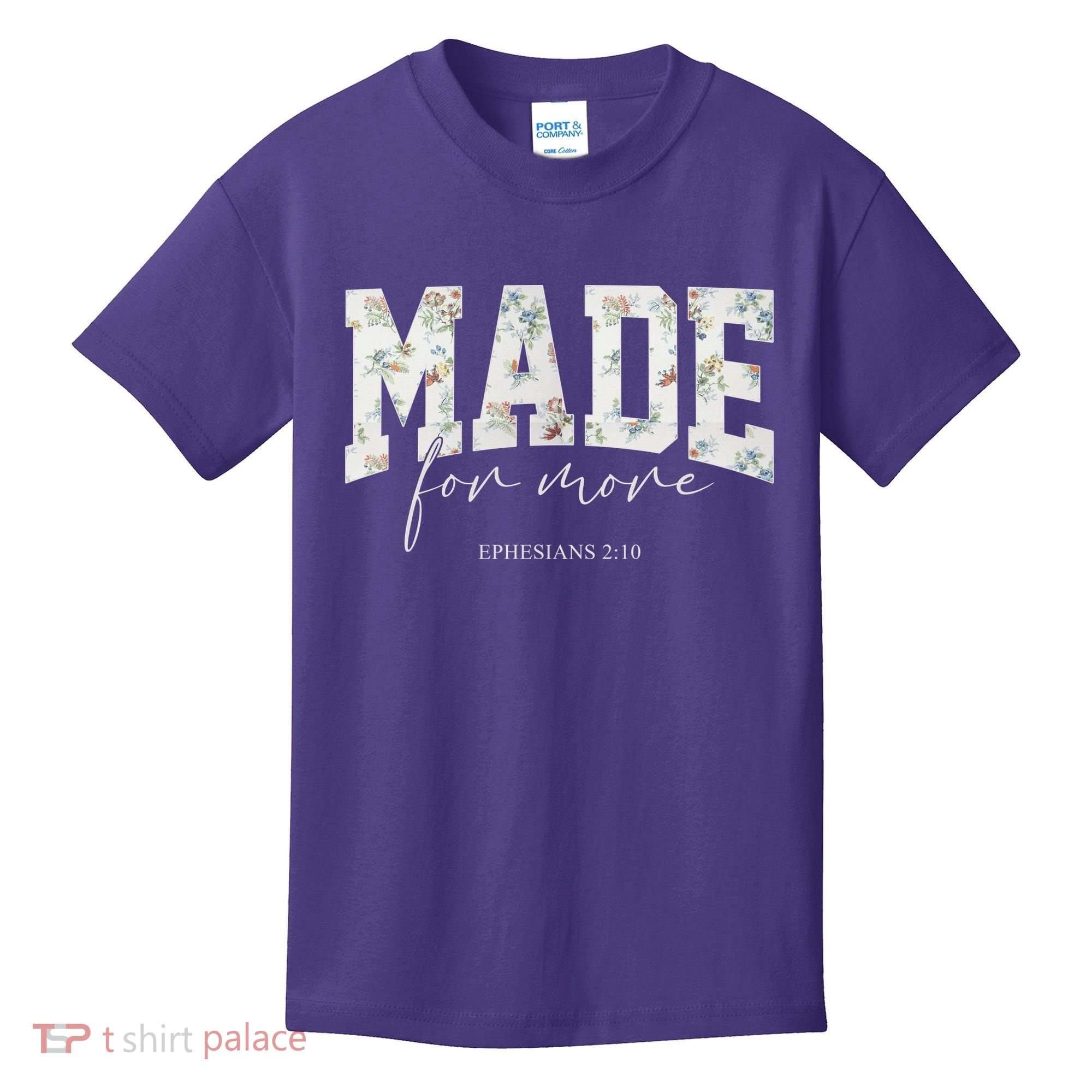 Made For More Cute Christian Jesus Gift Kids T-Shirt