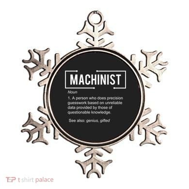 Machinist For Menfunny Machinist Premium Ornament