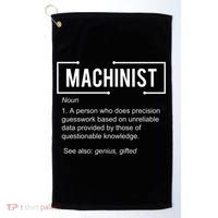 Machinist For Menfunny Machinist Premium Golf Towel thumb 0