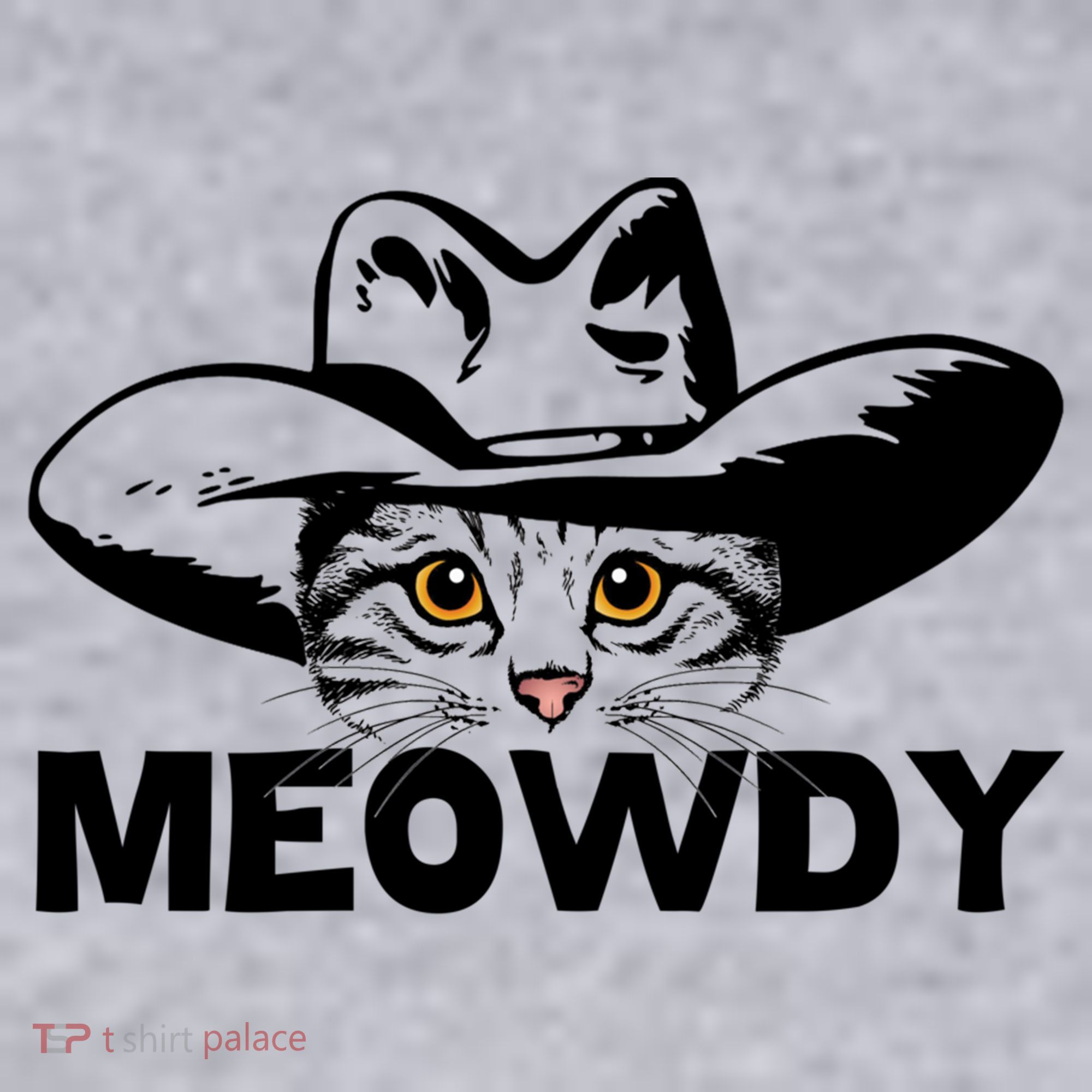 Meowdy Funny Mashup Between Meow And Howdy Cat Meme Great Gift Women's Sweatshirt