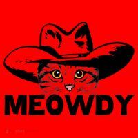 Meowdy Funny Mashup Between Meow And Howdy Cat Meme Great Gift Santa Hat thumb 1