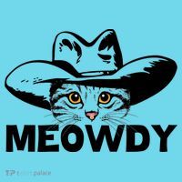 Meowdy Funny Mashup Between Meow And Howdy Cat Meme Great Gift Long Sleeve Shirt thumb 2