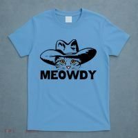Meowdy Funny Mashup Between Meow And Howdy Cat Meme Great Gift T-Shirt thumb 4