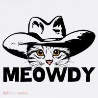 Meowdy Funny Mashup Between Meow And Howdy Cat Meme Great Gift Sweatshirt thumb 3