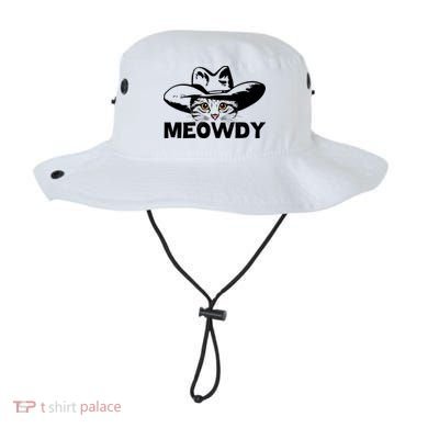 Meowdy Funny Mashup Between Meow And Howdy Cat Meme Great Gift Bucket Hat