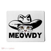 Meowdy Funny Mashup Between Meow And Howdy Cat Meme Great Gift Mousepad thumb 0
