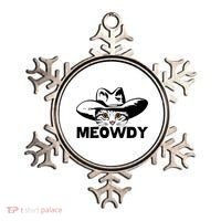 Meowdy Funny Mashup Between Meow And Howdy Cat Meme Great Gift Ornament thumb 0