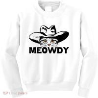 Meowdy Funny Mashup Between Meow And Howdy Cat Meme Great Gift Kids Sweatshirt thumb 0