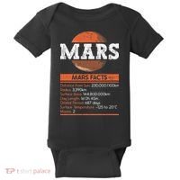 Mars Facts Mars Planet Space Lover Baby Bodysuit thumb 0