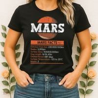 Mars Facts Mars Planet Space Lover Women's T-Shirt thumb 2