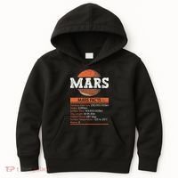 Mars Facts Mars Planet Space Lover Kids Hoodie thumb 0