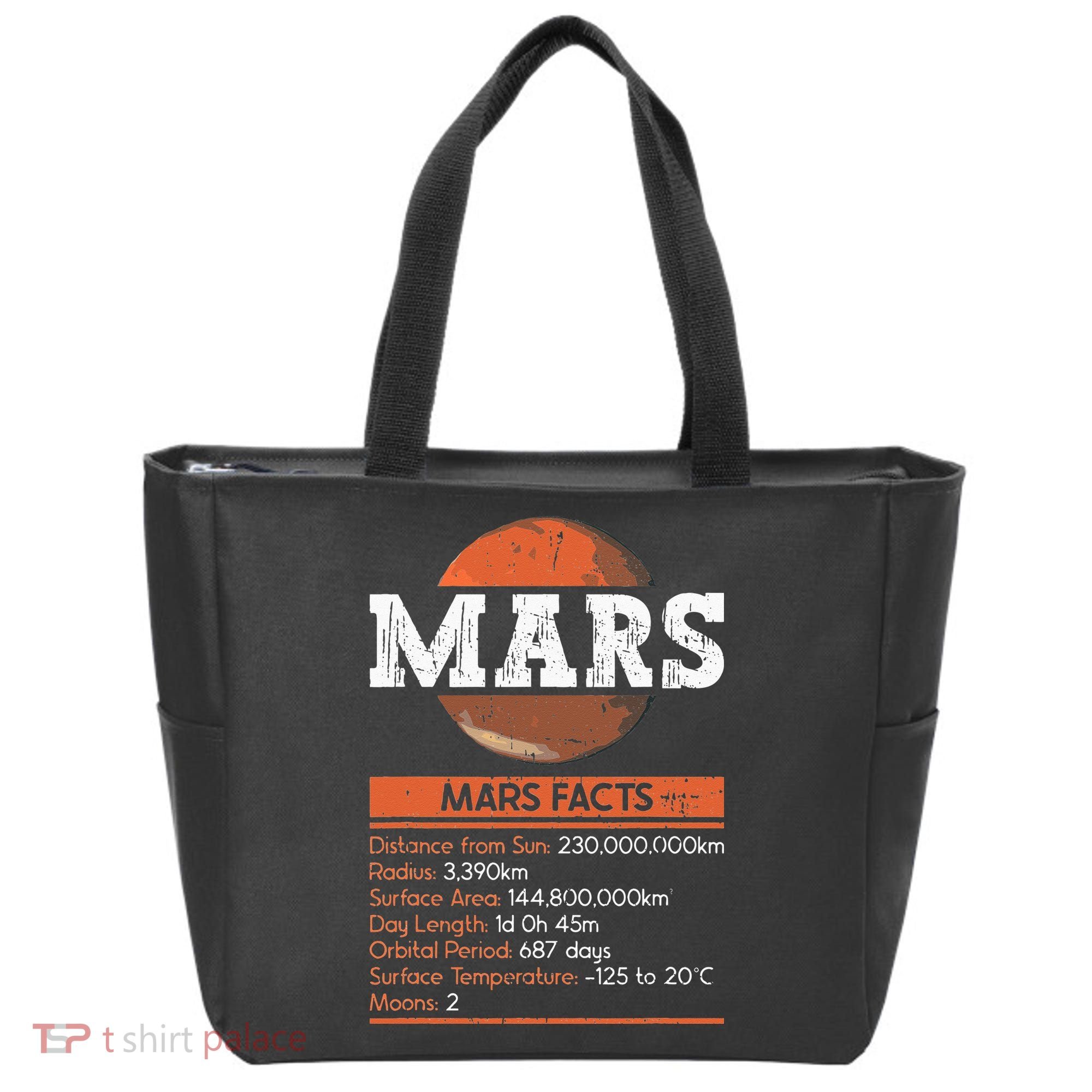 Mars Facts Mars Planet Space Lover Tote Bag