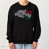 Mexico Flag Mexican Eagle Aztec Style Hecho En Mexico Women's Sweatshirt thumb 0