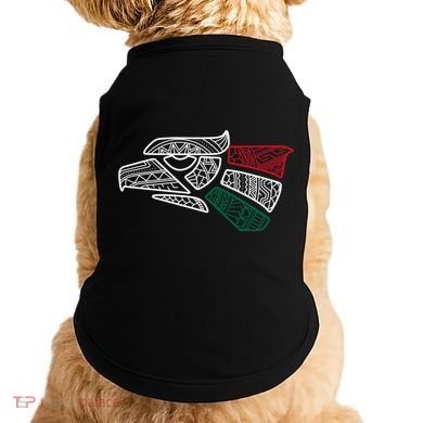 Mexico Flag Mexican Eagle Aztec Style Hecho En Mexico Doggie Tank