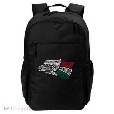 Mexico Flag Mexican Eagle Aztec Style Hecho En Mexico Backpack