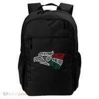 Mexico Flag Mexican Eagle Aztec Style Hecho En Mexico Backpack thumb 0