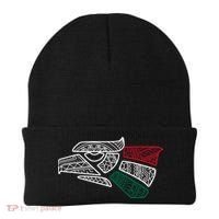 Mexico Flag Mexican Eagle Aztec Style Hecho En Mexico Beanie thumb 0