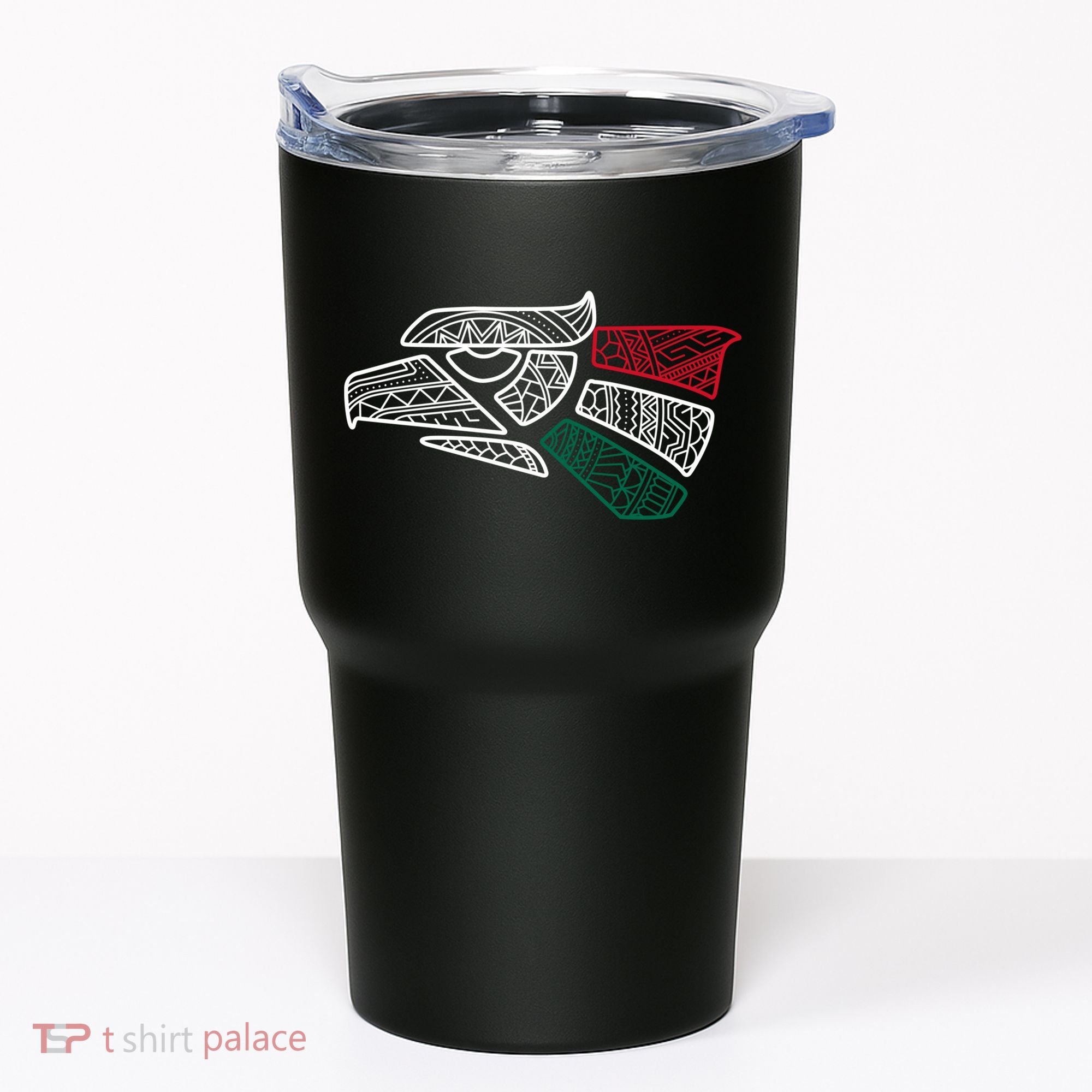 Mexico Flag Mexican Eagle Aztec Style Hecho En Mexico Tumbler