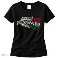 Mexico Flag Mexican Eagle Aztec Style Hecho En Mexico Women's T-Shirt thumb 0
