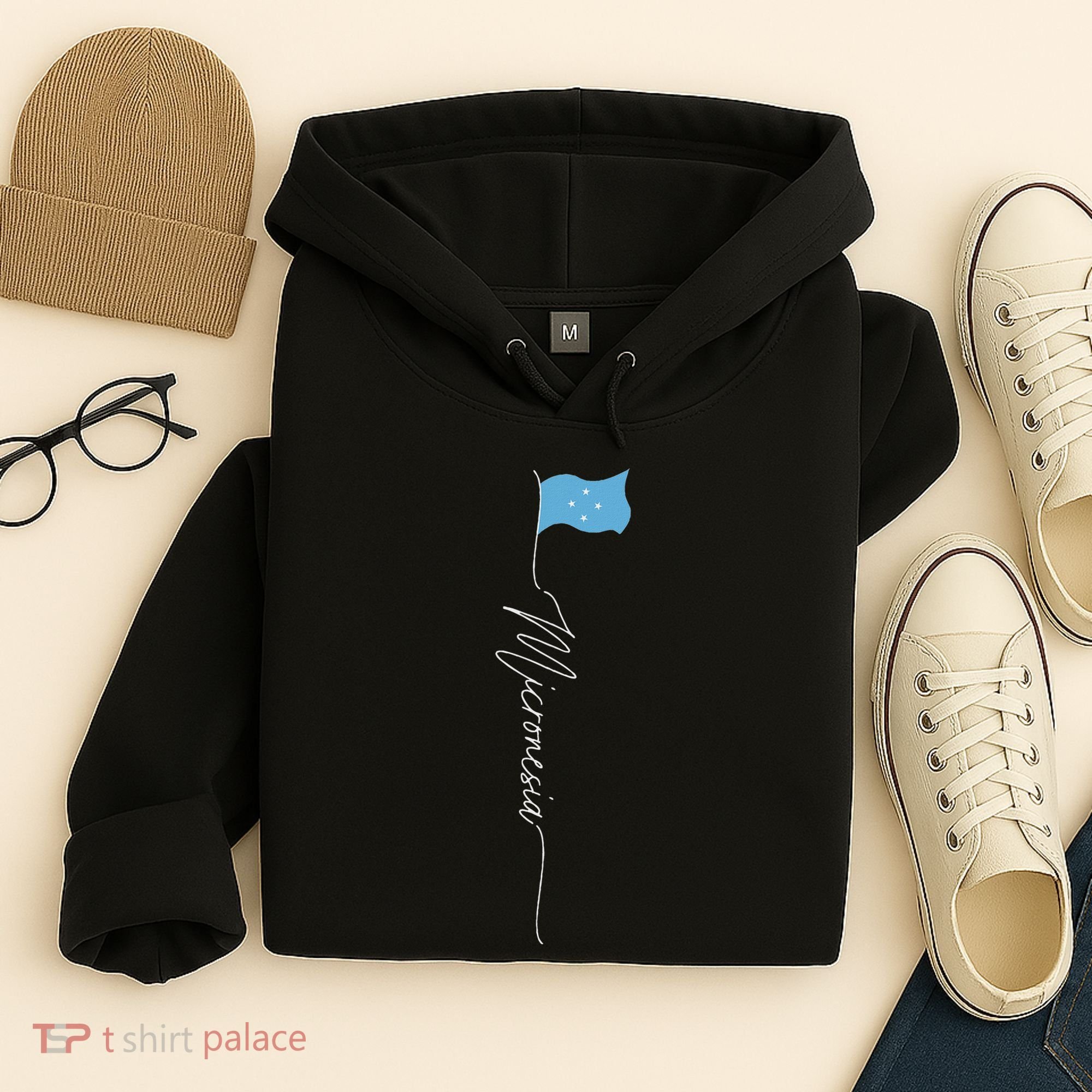 Micronesia Flag Micronesian Flag Micronesian Patriotic Flag Hoodie
