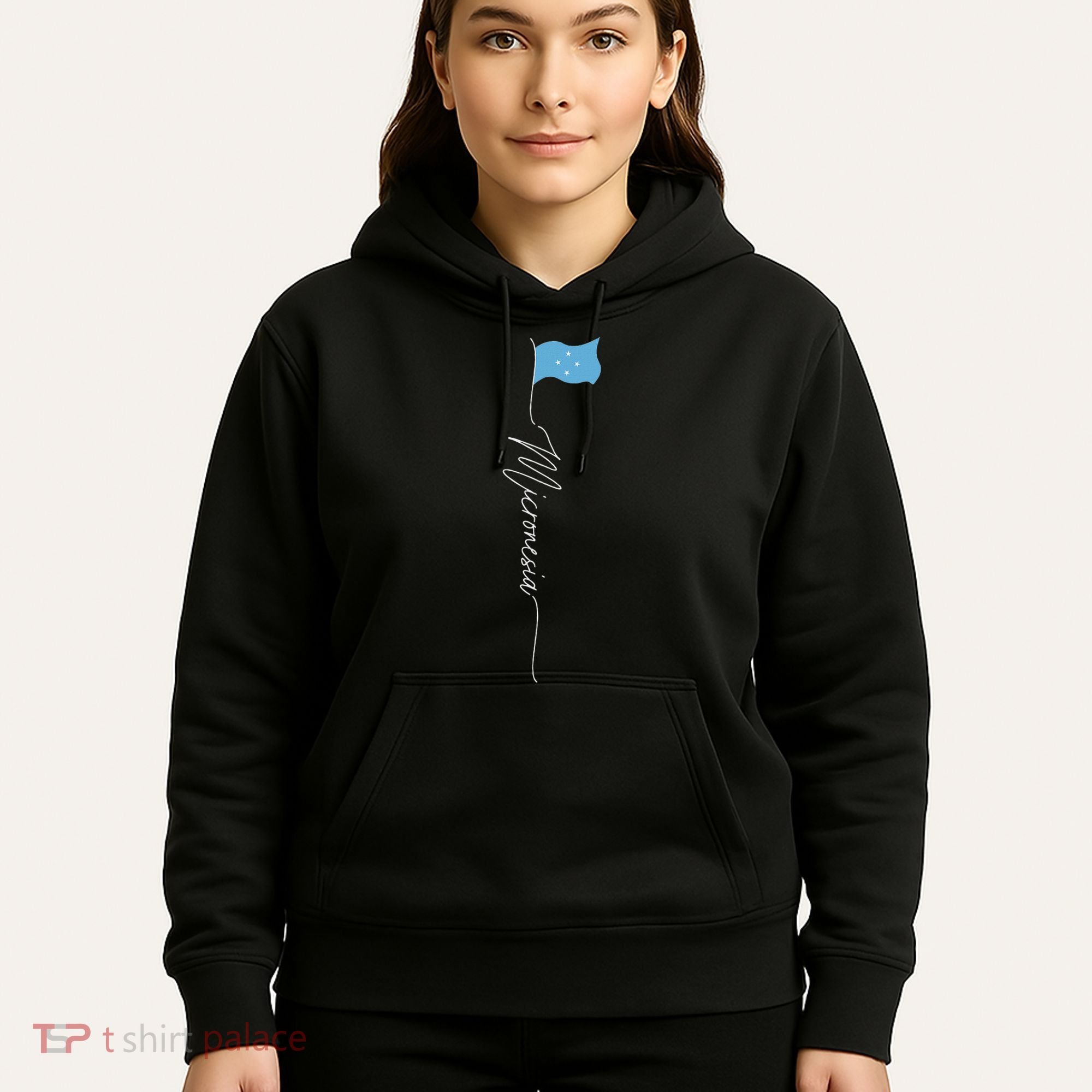 Micronesia Flag Micronesian Flag Micronesian Patriotic Flag Hoodie