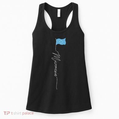 Micronesia Flag Micronesian Flag Micronesian Patriotic Flag Women's Tank Top