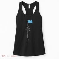 Micronesia Flag Micronesian Flag Micronesian Patriotic Flag Women's Tank Top thumb 0