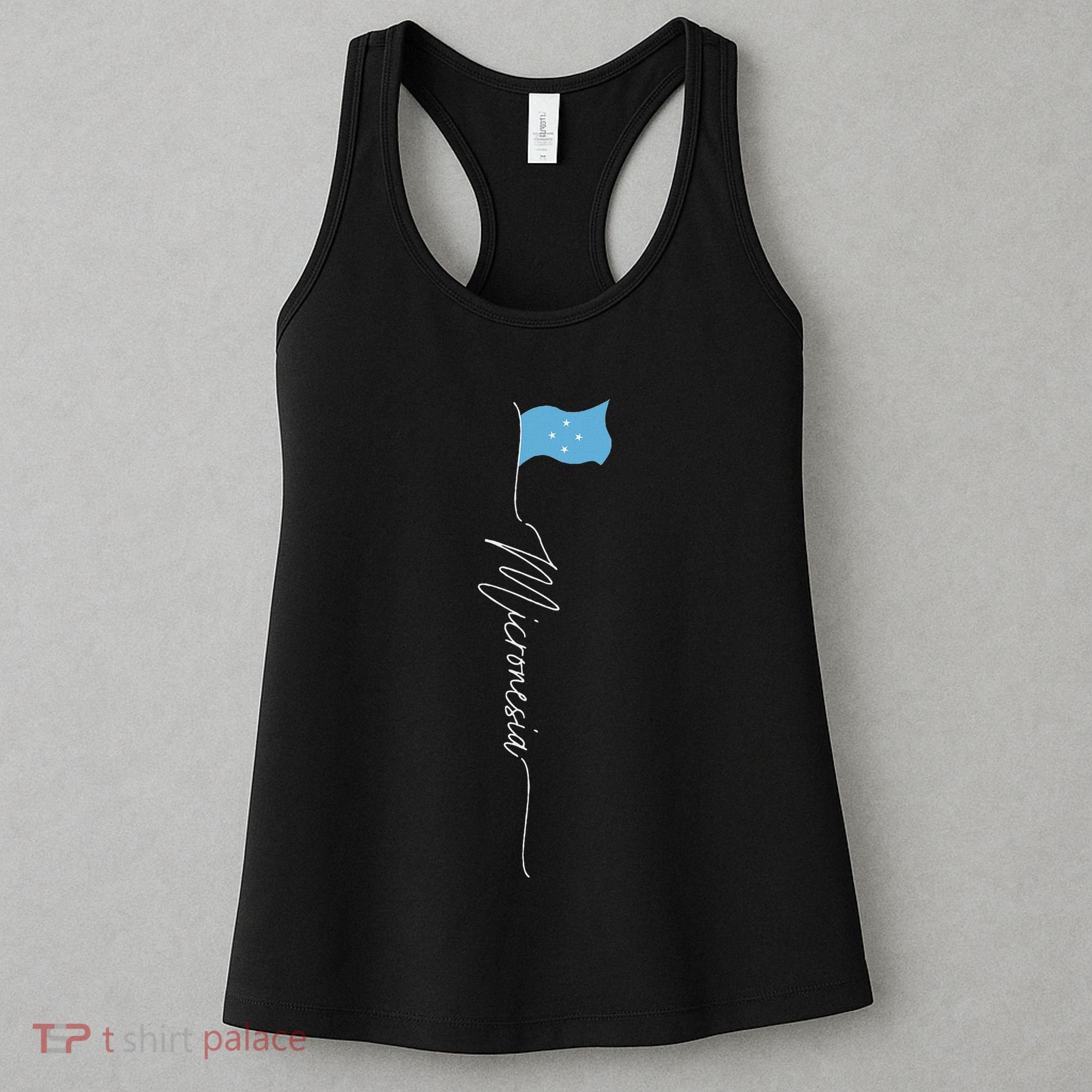 Micronesia Flag Micronesian Flag Micronesian Patriotic Flag Women's Tank Top