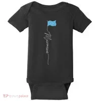 Micronesia Flag Micronesian Flag Micronesian Patriotic Flag Baby Bodysuit thumb 0
