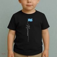 Micronesia Flag Micronesian Flag Micronesian Patriotic Flag Toddler T-Shirt thumb 2