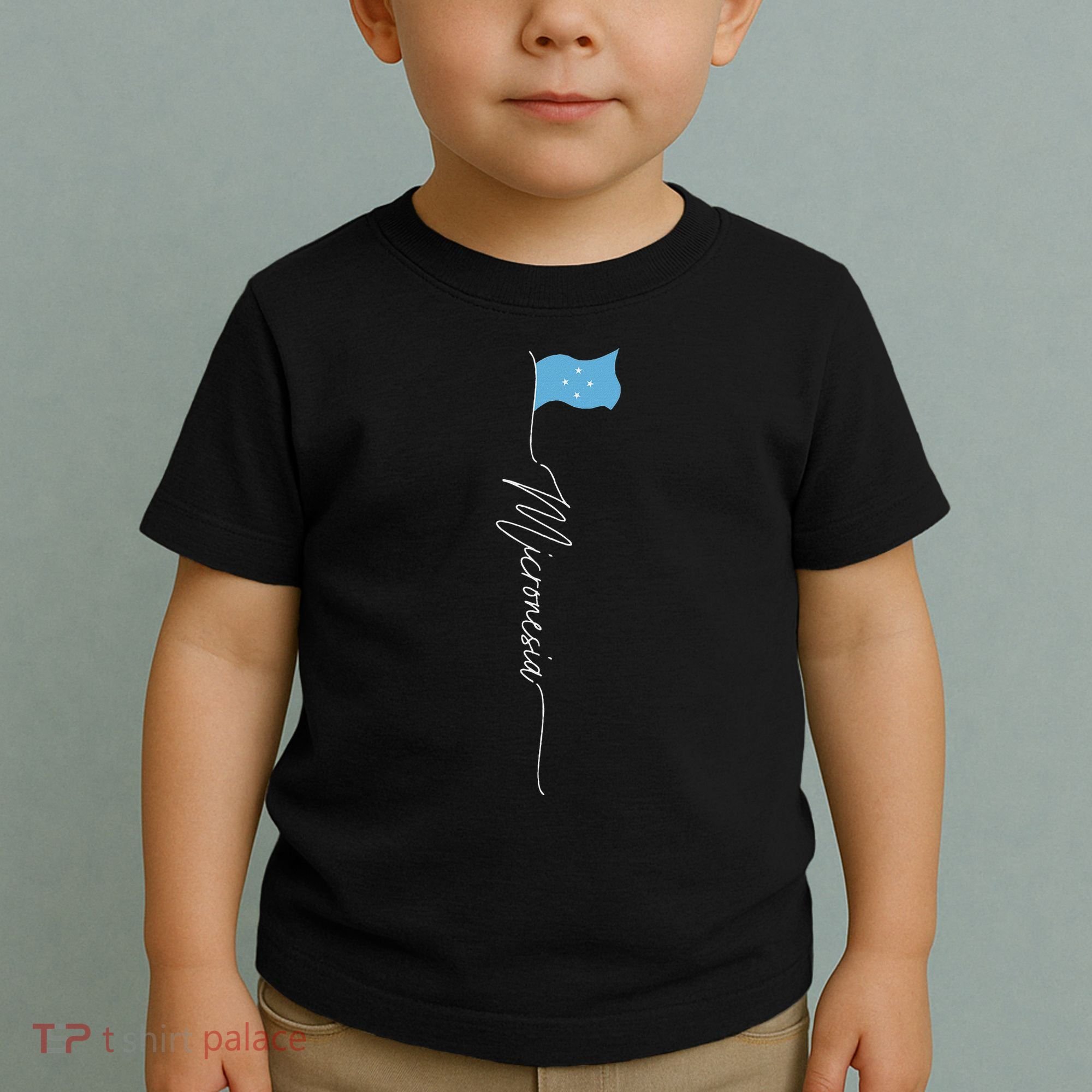 Micronesia Flag Micronesian Flag Micronesian Patriotic Flag Toddler T-Shirt