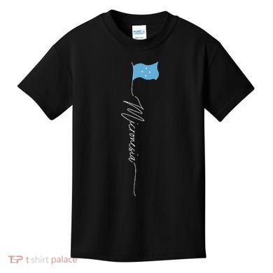 Micronesia Flag Micronesian Flag Micronesian Patriotic Flag Kids T-Shirt