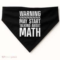 Mathematics For Men Women Best Math Teacher Algebra Lover USA-Made Doggie Bandana thumb 0