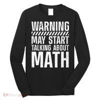 Mathematics For Men Women Best Math Teacher Algebra Lover Long Sleeve Shirt thumb 0