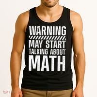 Mathematics For Men Women Best Math Teacher Algebra Lover Tank Top thumb 3