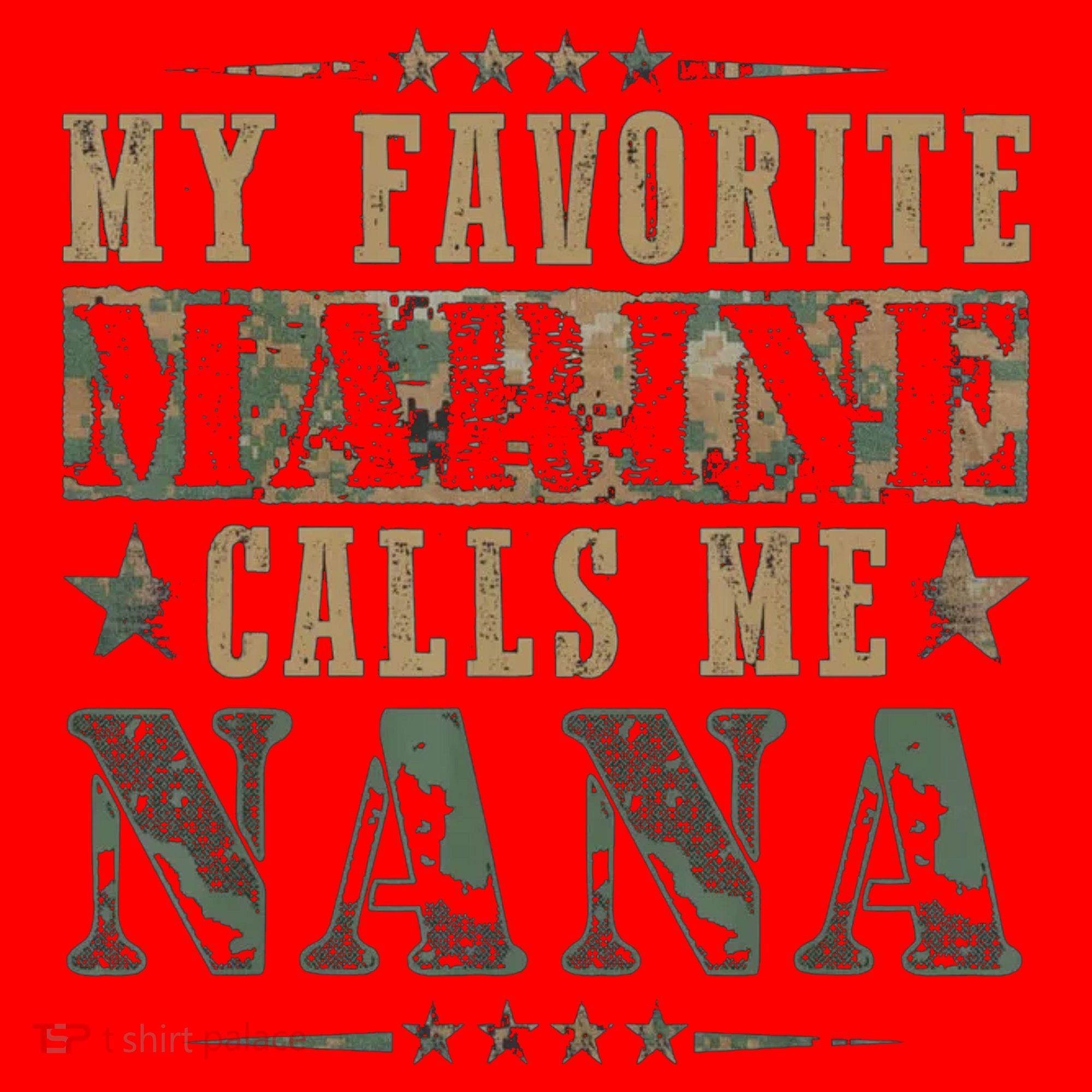 My Favorite Marine Calls Me Nana Veteran Day Santa Hat