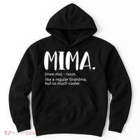 Mima for  Mother's Day idea for Grandma Mima Hoodie thumb 0