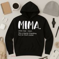 Mima for  Mother's Day idea for Grandma Mima Hoodie thumb 3