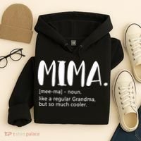 Mima for  Mother's Day idea for Grandma Mima Hoodie thumb 4