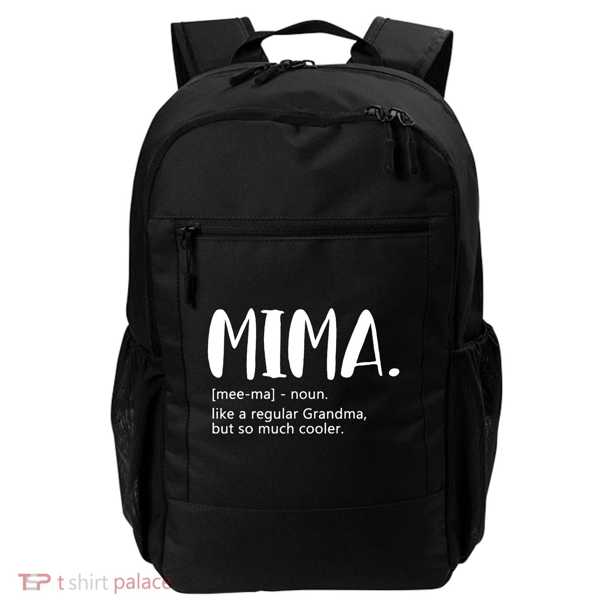 Mima for  Mother's Day idea for Grandma Mima Backpack